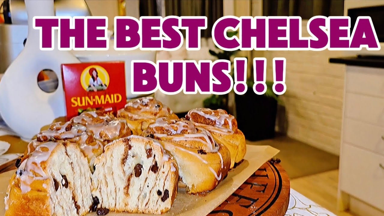 THE BEST CHELSEA BUNS RECIPE.