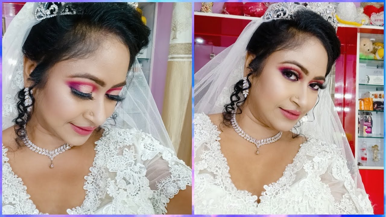Christian Bridal Makeup step by step//তোমাদের  এতো ভালোবাসায় আবার সেজে উঠলাম।