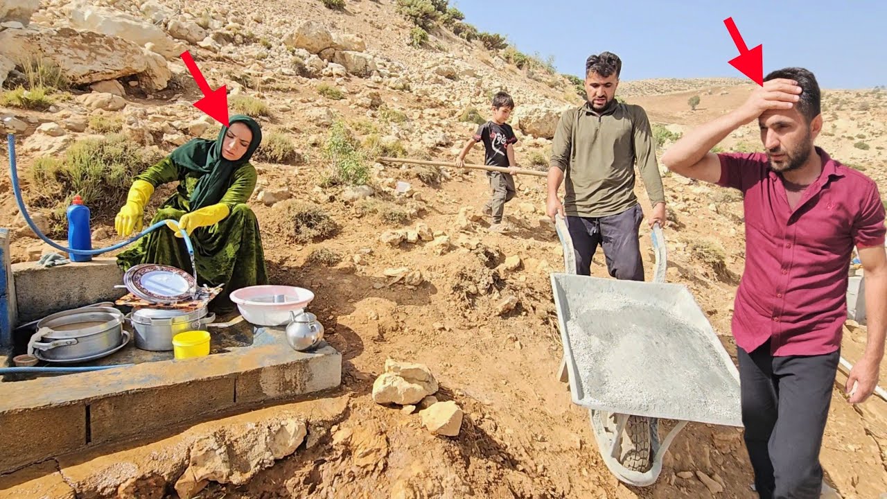 Hard Road, Strong Hearts: Imran and Fereshteh Collaborate to Build a Nomadic Kitchen