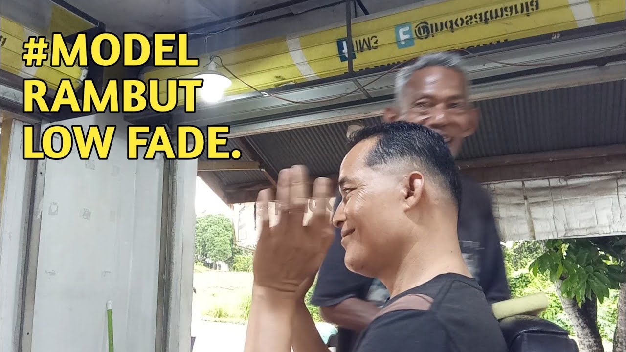 #MODEL RAMBUT LOW FADE.