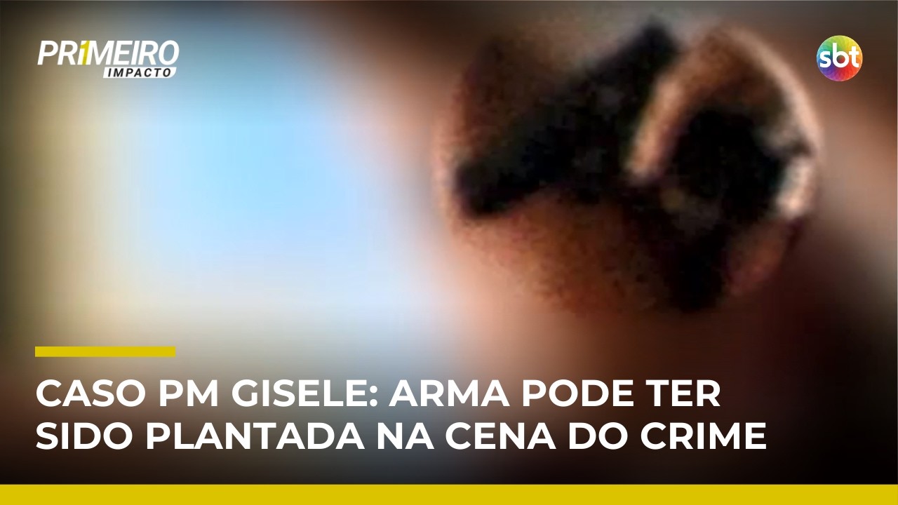 Imagem levanta suspeita de arma plantada no caso da PM Gisele | #PrimeiroImpacto