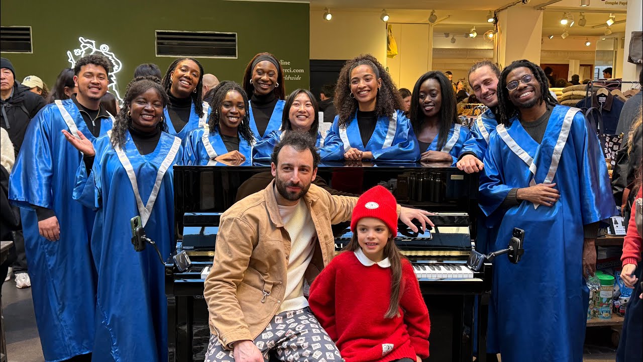 On a chanté lors d’une flashmob avec Julien Cohen 😳🔥 | Vlog Diamond Gospel Choir 