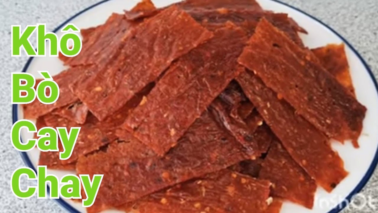 Cách Làm Khô Bò Cay Chay, Cực Ngon / Supper Easy Spicy Vegan Jerky