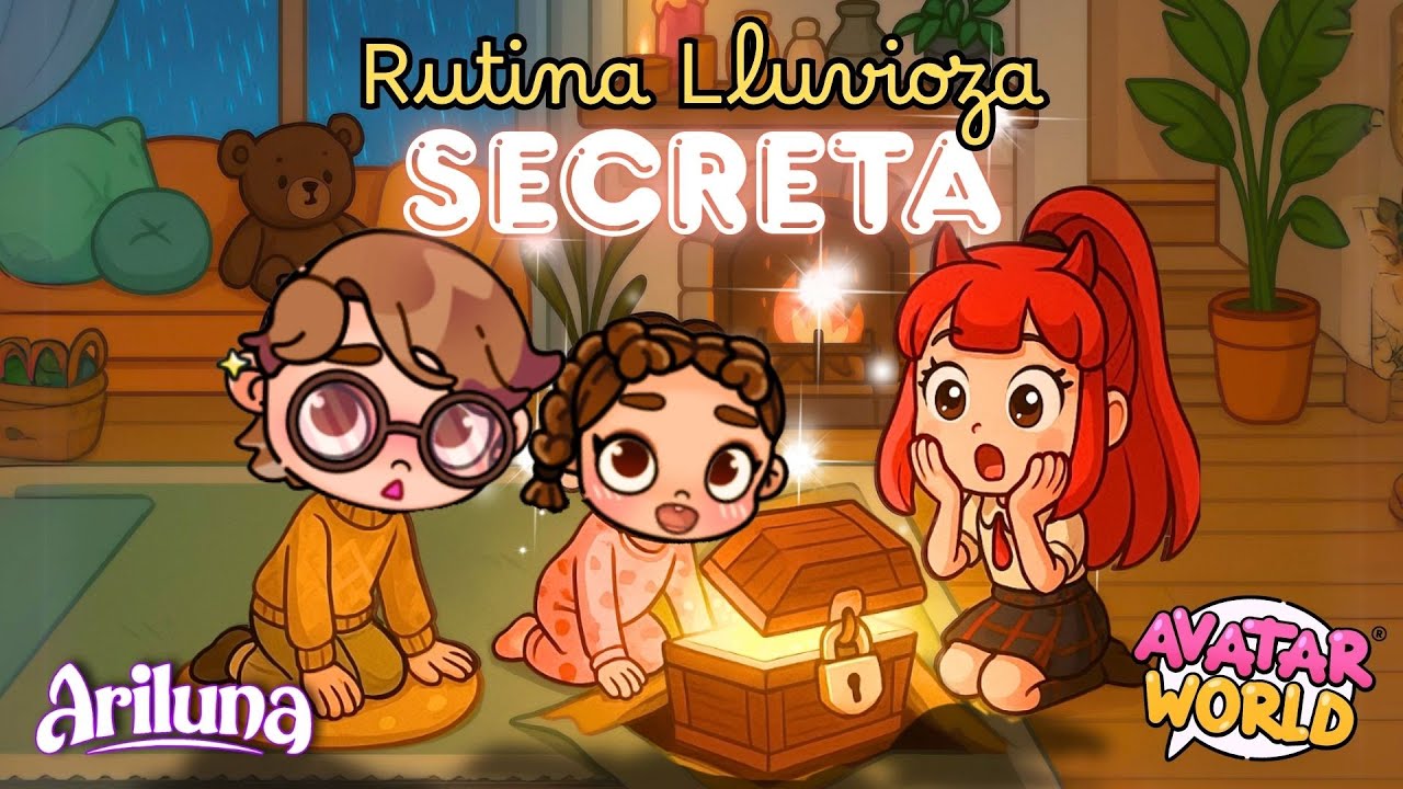 ☔ RUTINA de LLUVIA DIVERTIDA EN CASA DE LA ABUELA: DESCUBRIMOS SU SECRETO en Avatar World