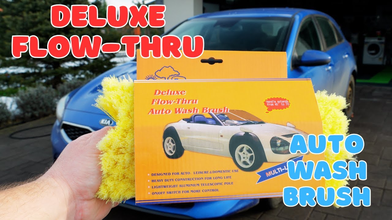 Deluxe Flow-Thru Auto Wash Brush (autómosó kefe) teszt - HU