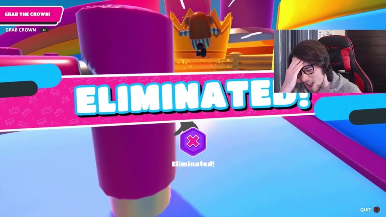 The moment Fall Guys broke Wolfy&hellip; (Wolfy deletes Fall Guys)