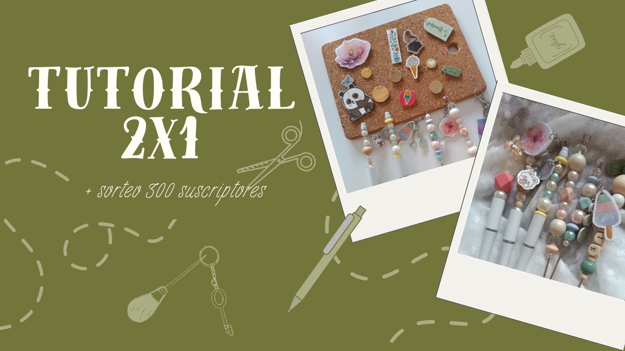 Charms gomaeva + boli/pincho escrapero personalizado | Tutorial manualidad fácil