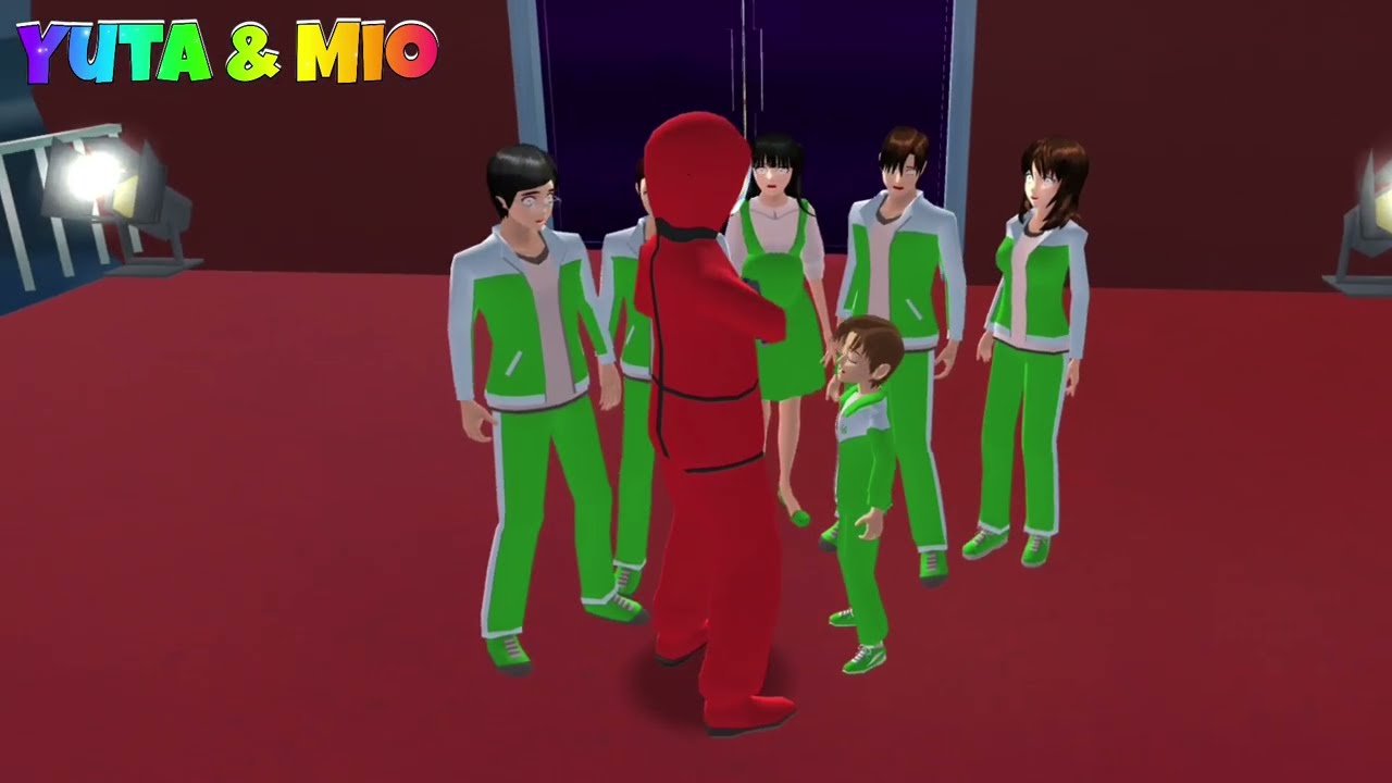 kak sakura mel4hirkan gara gara salah potong| Mio Yuta panik minta tolong | Sakura School Simulator