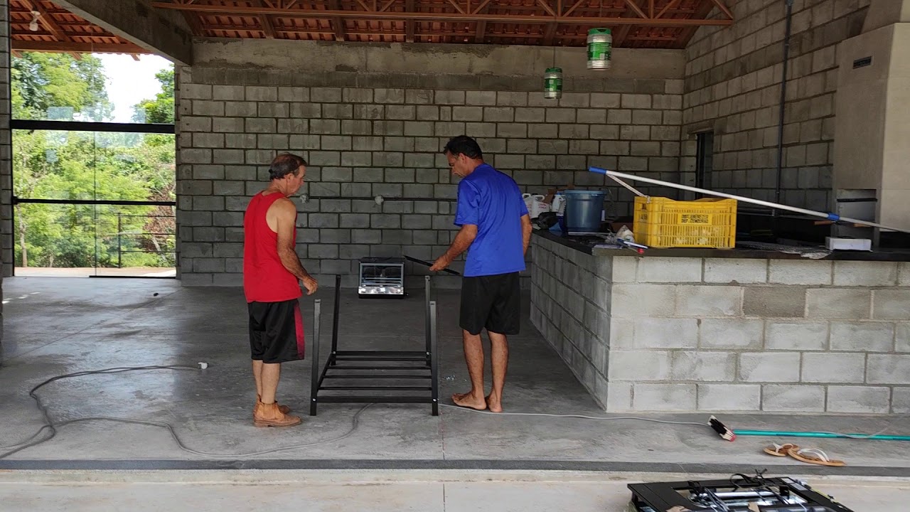 construção em bloco de concreto
