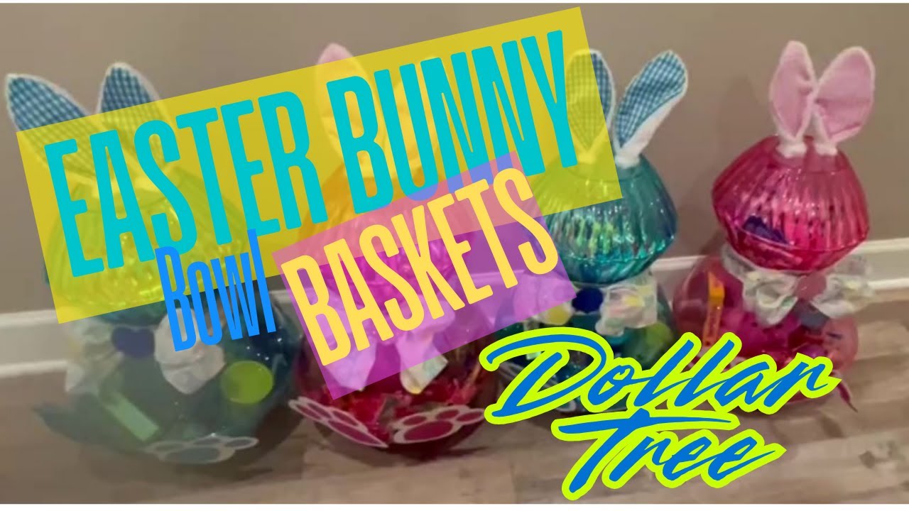Dollar Tree DIY Easter Bunny Basket
