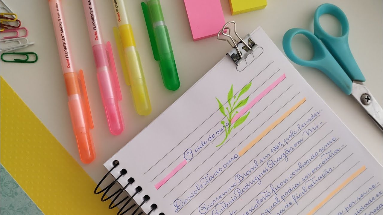 Demo: Caneta Marca texto Pentel Fluorescente