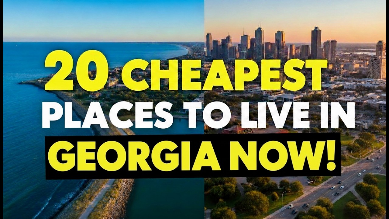 Top 20 Cheapest Places To Live In Georgia Right Now!