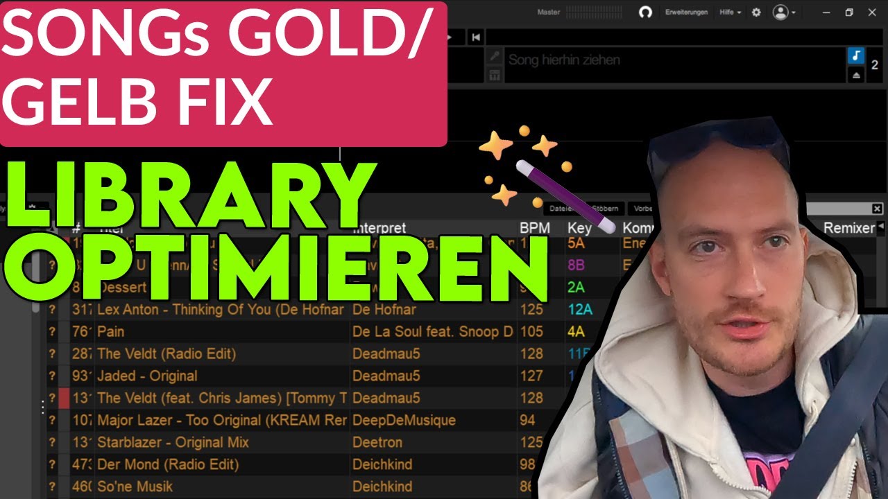 DJ Tutorial 📚 Songs Gold / Gelb Fix & Library Optimieren