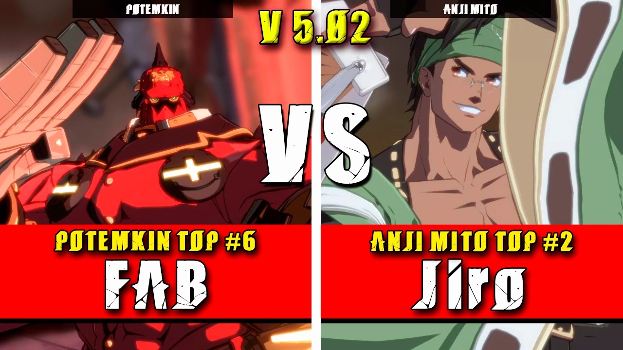 GGST | FAB (Potemkin) VS Jiro (Anji Mito) | Guilty Gear Strive High level gameplay