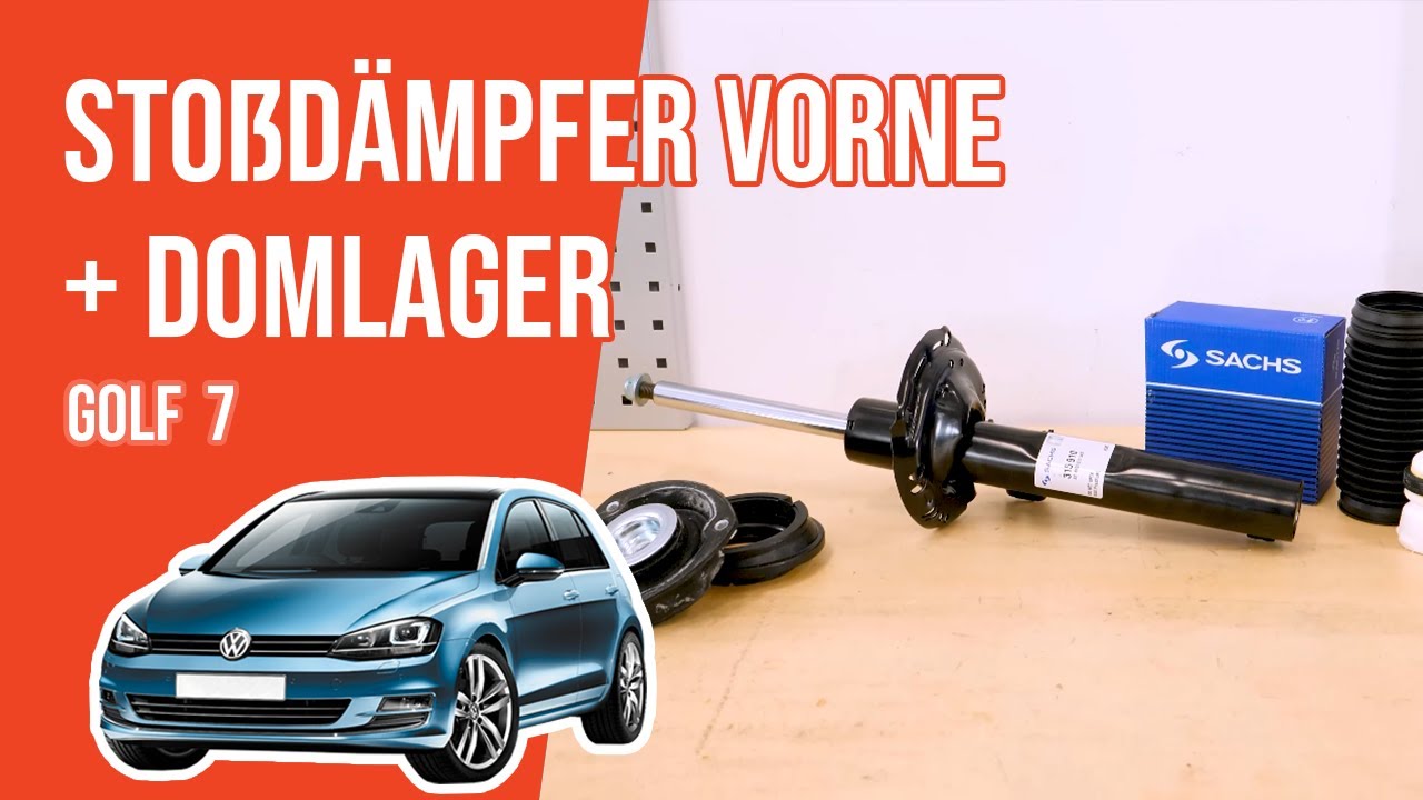 Wie Golf 7 Stoßdämpfer vorne wechseln ➿