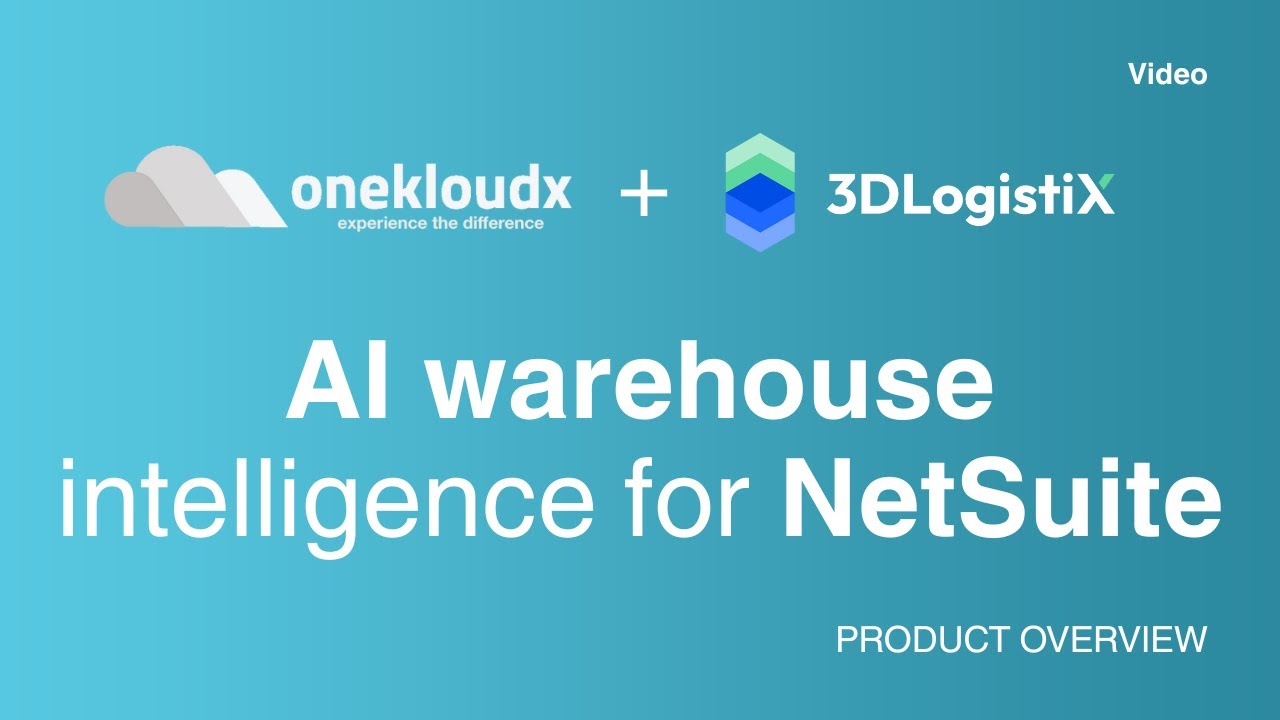 Складской интеллект ИИ для NetSuite на базе 3DLogistiX