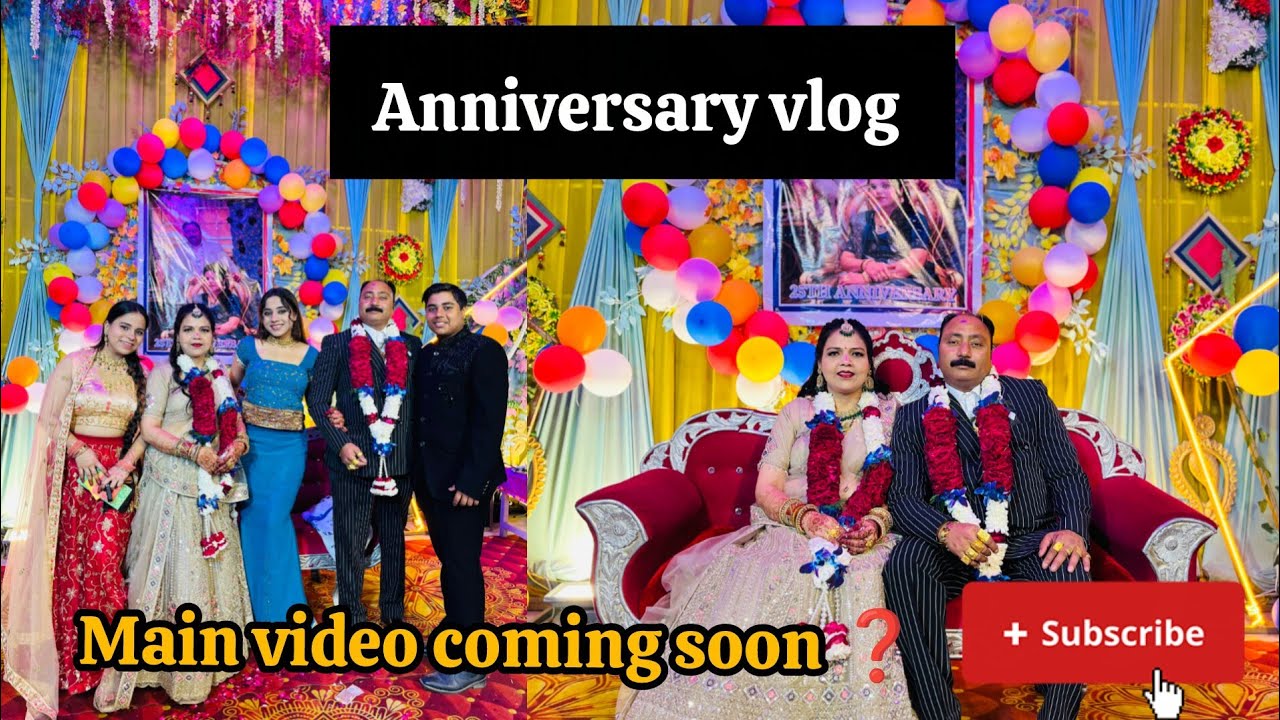Anniversary vale din dance krke thak gye sabh 😂❓Main video coming soon 🔜