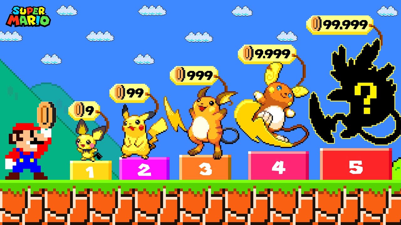 If Mario Can Buy Pikachu's Forms in All Pokemon Games?