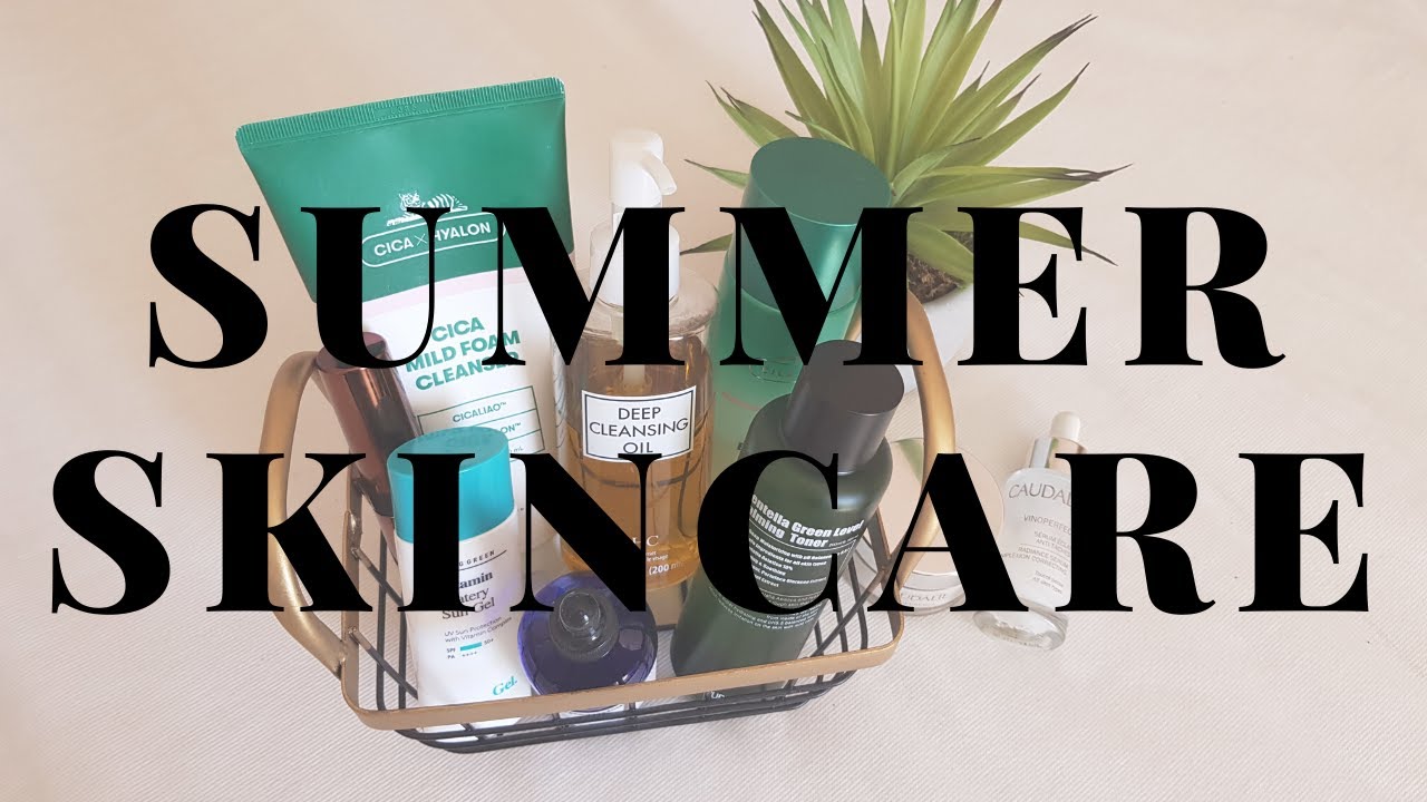(Eng sub) SUMMER SKINCARE ROUTINE ☀️ Cosmétiques coréens et français! - Elora