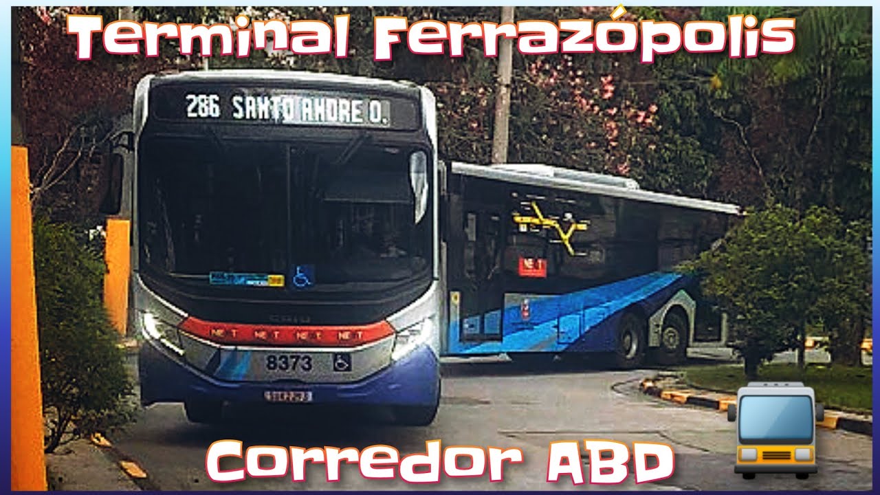 Algumas filmagens pelo Terminal Ferrazópolis no Corredor ABD - Parte 2 #artesp #nextmobilidade