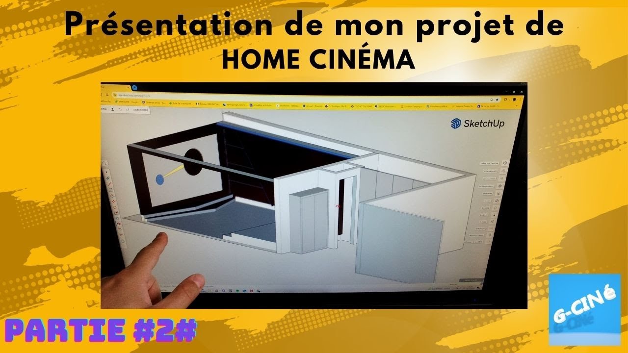 VISUALISATION DE MON PROJET HOME CINÉMA