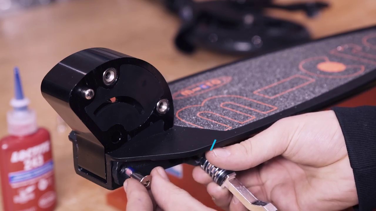 Micro Scooter repair: How to change the folding block