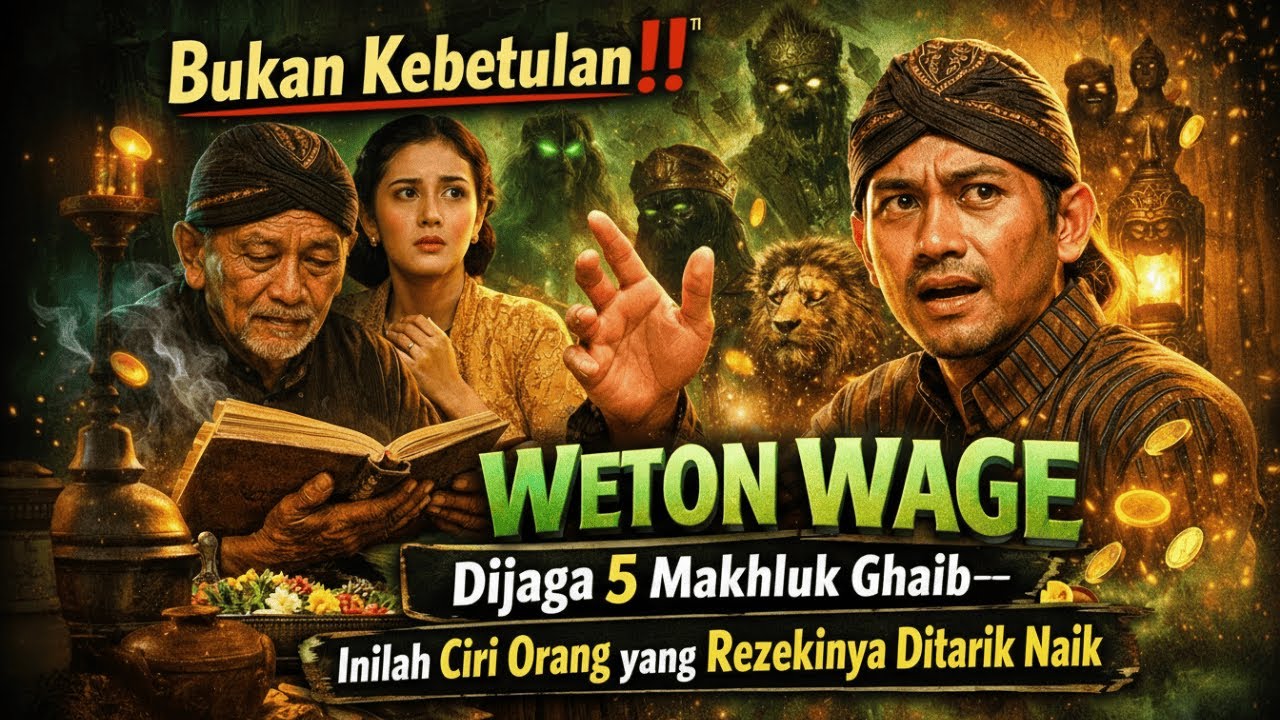 Bukan Kebetulan‼️ WETON WAGE Dijaga 5 Makhluk Ghaib—Inilah Ciri Orang yang Rezekinya Ditarik Naik