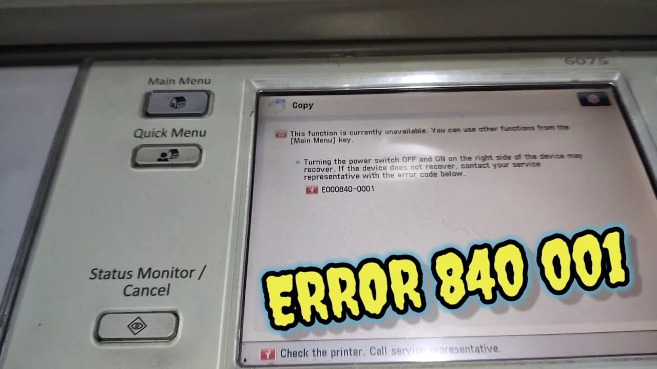 ERROR 840 IRA 6075