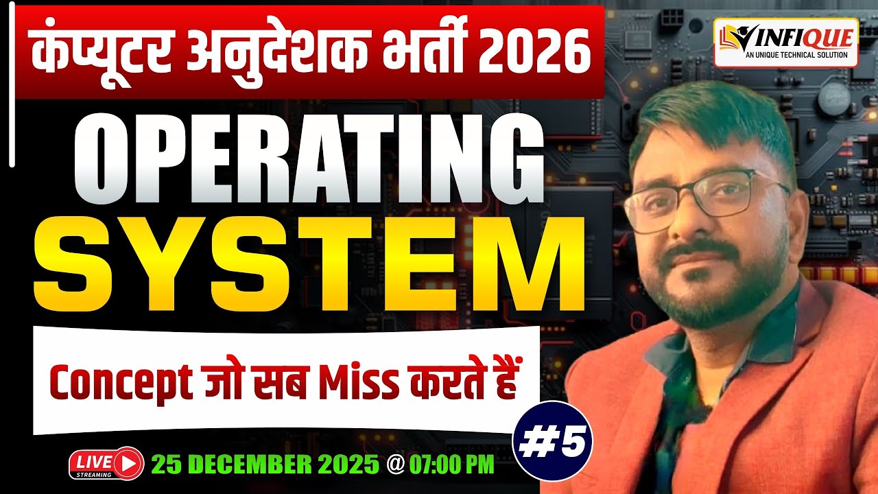 Computer Anudeshak Exam 2026 | Operating System Class 5 | Concepts Most Students Miss