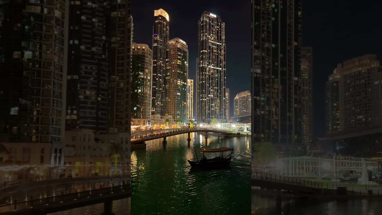 Downtown night vibes #dubai #shortsviral #uae