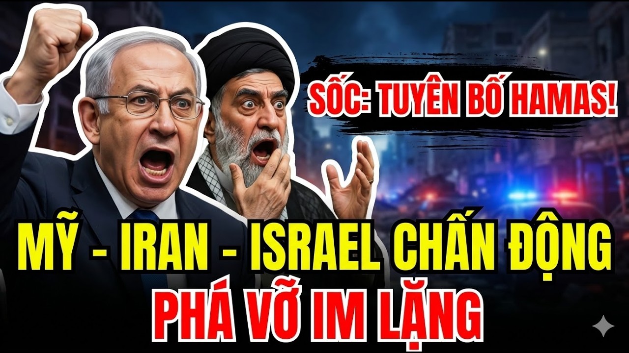 SỐC: Hamas PHÁ VỠ im lặng, Mỹ-Iran-Israel BẤT NGỜ! #tinnong #tinthegioi