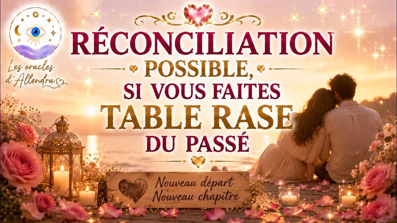 Réconciliation possible, si vous faites table rase du passé