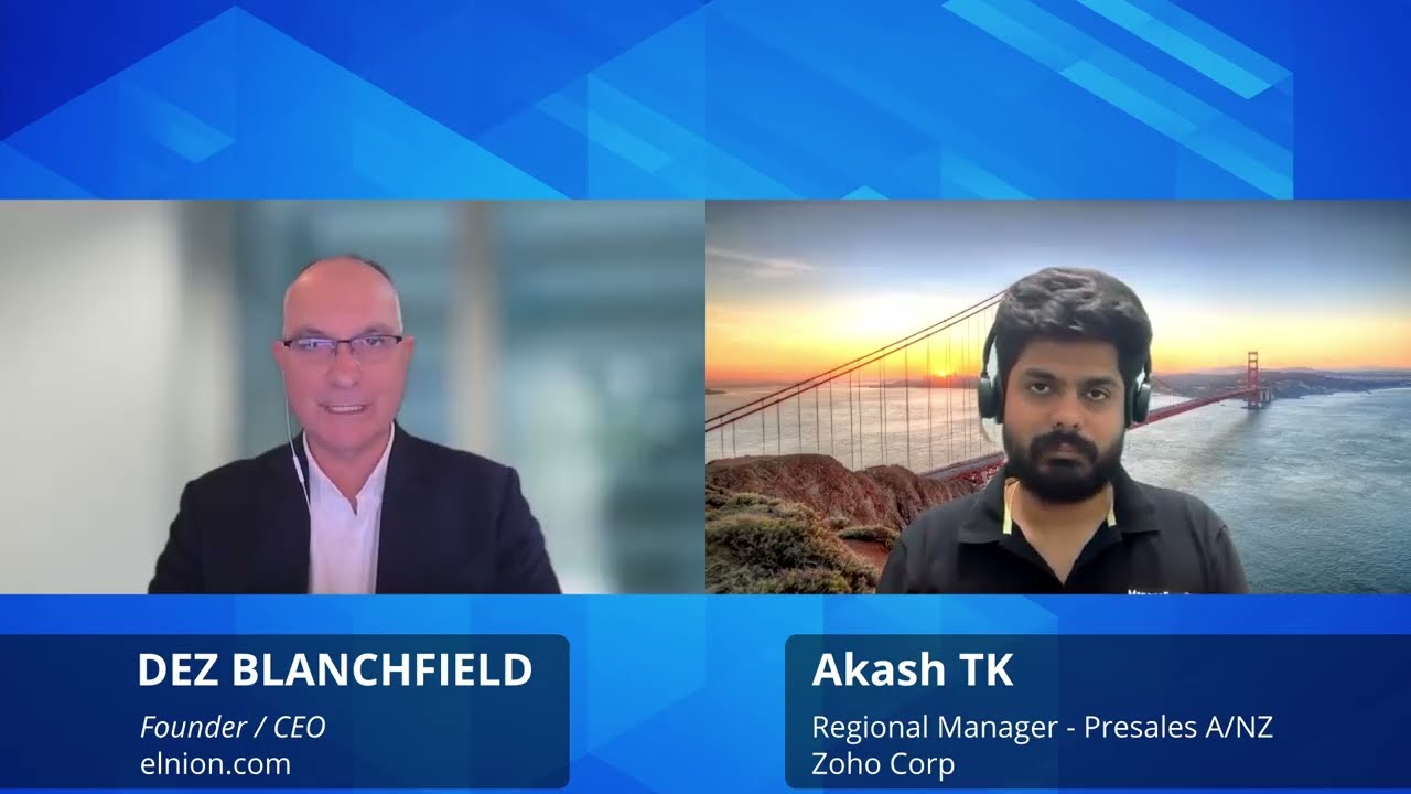 Akash TK, Regional Manager of Presales for A/NZ, at Zoho Corp, discusses BeerOps and ExecOps