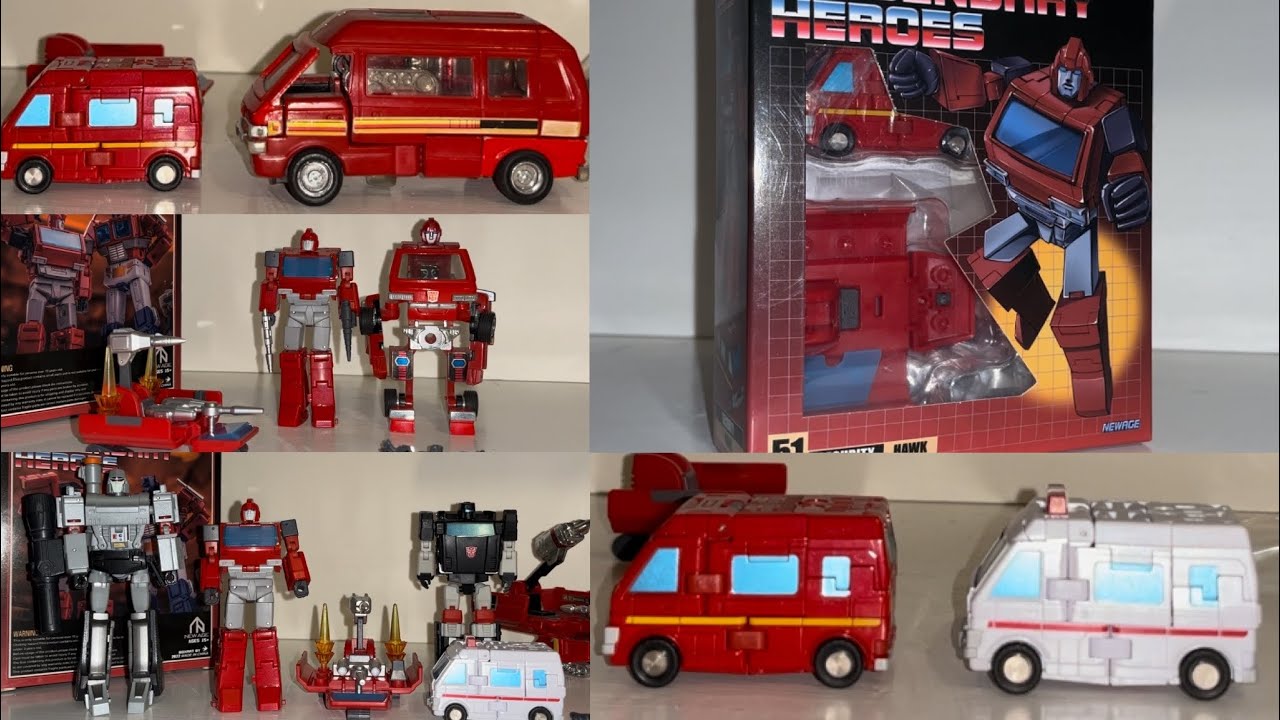 Transformers Newage legendary heroes 51 security Hawk review. Generation one ironhide collection