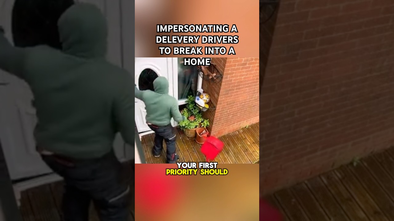 Impersonating a Delivery Driver to Break Into a Home: Real Life Self-Defense #shorts