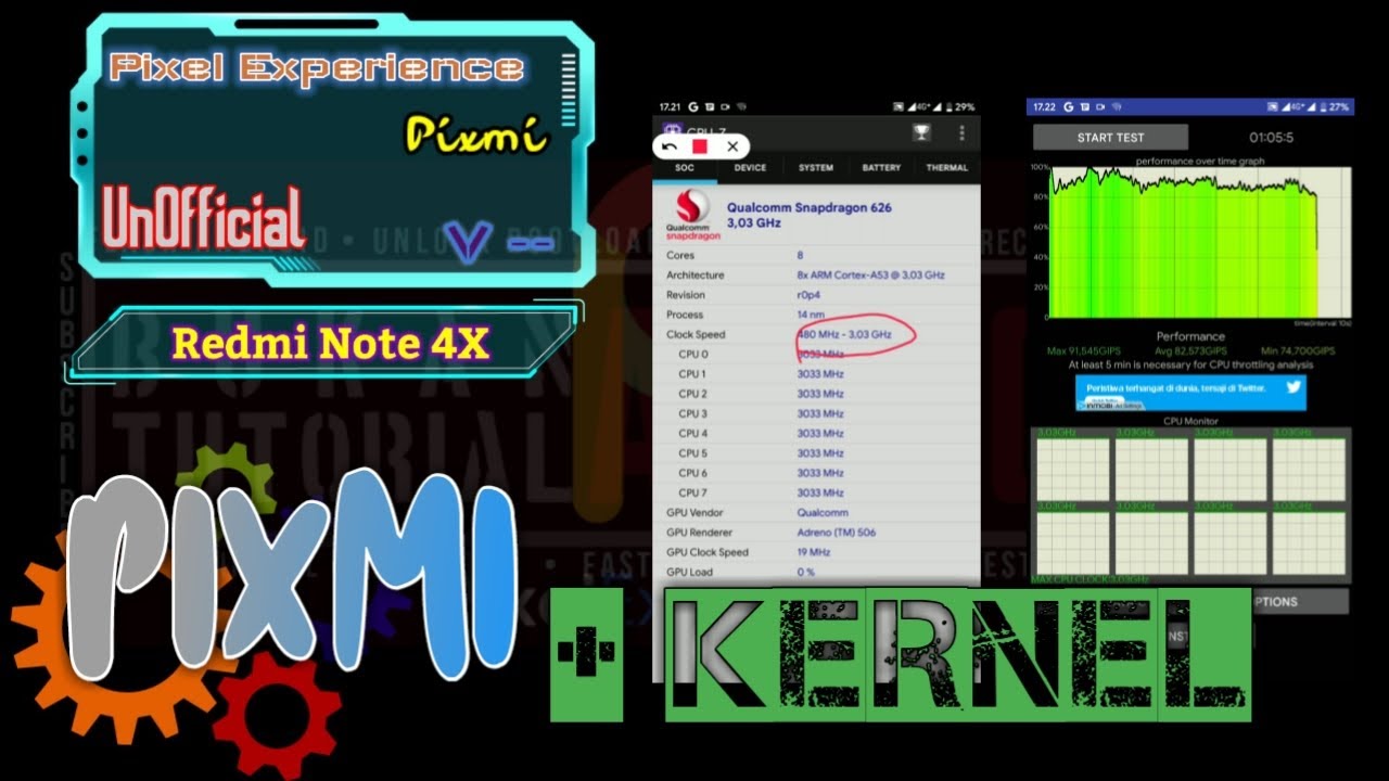 Update kernel ROM Pixmi!! Cara instal rom PIXMI di Redmi Note 4/4X MIDO!!