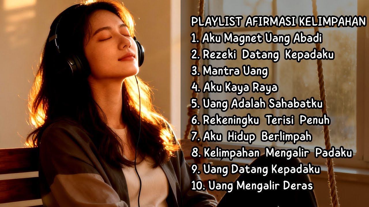 Dengarkan Setiap Pagi! Afirmasi Rezeki Berlimpah, Uang Datang Mudah & Cepat,Lagu Afirmasi Positif 22