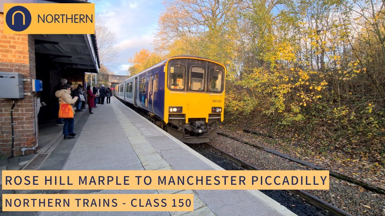 Rose Hill Marple to Manchester Piccadilly│Full Train Ride