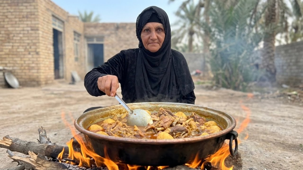 عمرك خسارة إذا بعدك ما مجرب اكلت أهل الريف الشهيرة في العراق 🇮🇶 