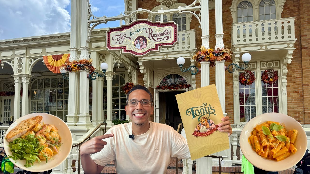 Magic Kingdom Dining Review: Tony&rsquo;s Town Square Restaurant! | Is it Worth A Visit in 2025? 🍝 