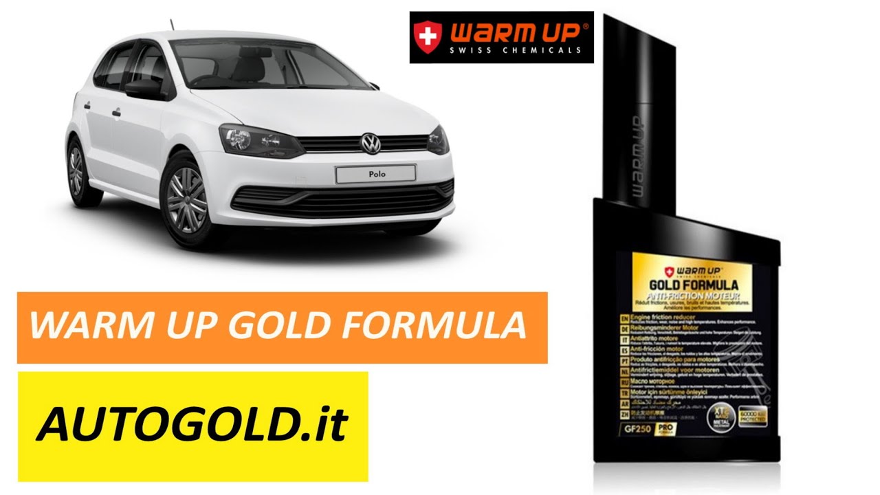 VW POLO 6R 1.6 TDI: additivo antiattrito olio motore Warm Up Gold Formula