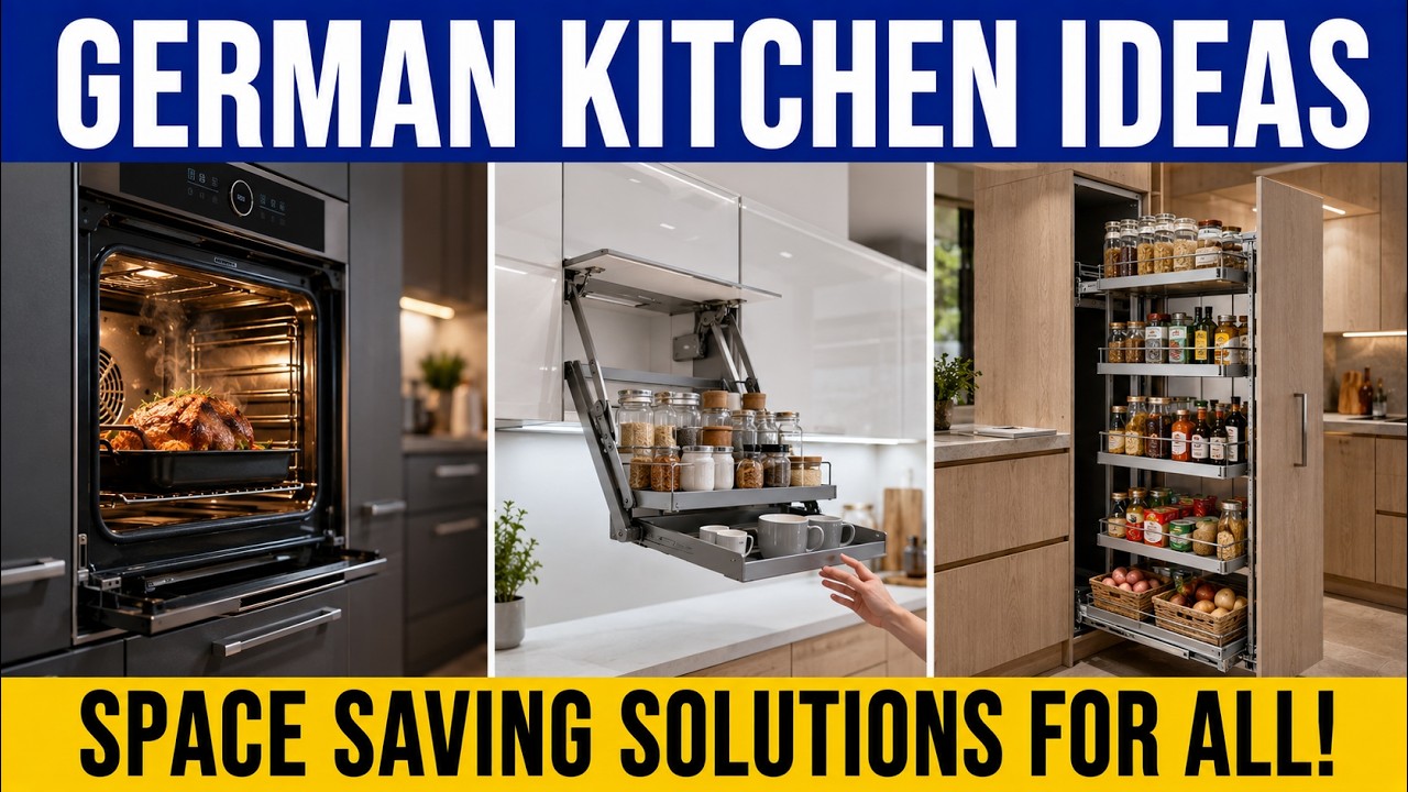15 German Kitchen Design Secrets That ACTUALLY Save Space