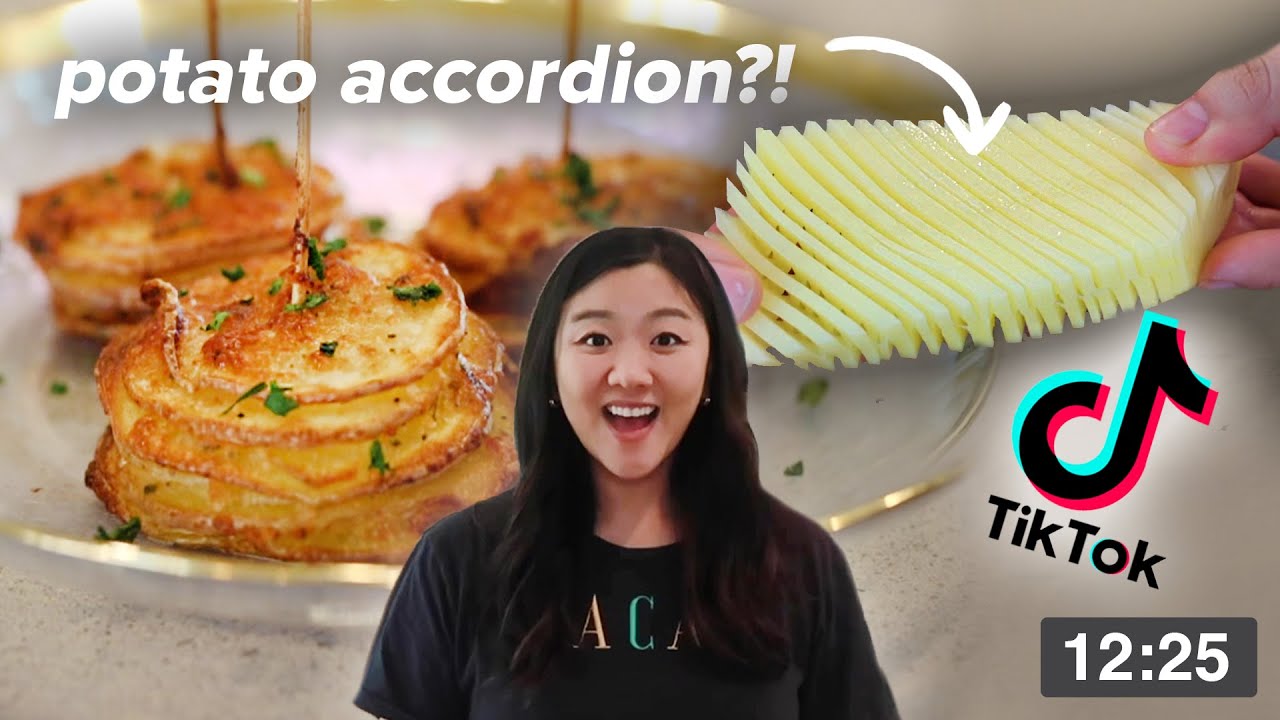 I Tried Viral TikTok Potato Recipes Using An Air Fryer &bull; Tasty