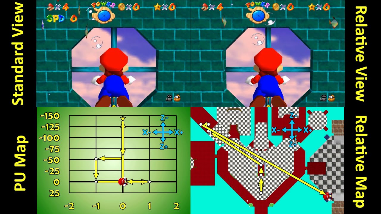 SM64 - Go to The Secret Aquarium - 0x A Presses (VC Only) [OUTDATED]