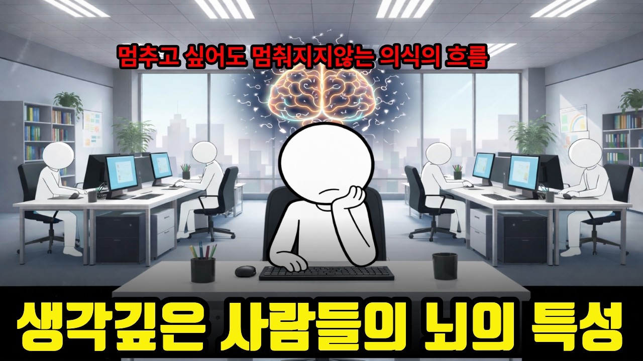 생각깊은 사람들의 뇌의특성