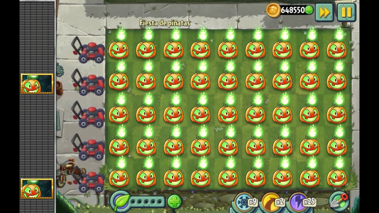 Plants Vs Zombies 2 Un Ejercito de Calabaza Iluminada
