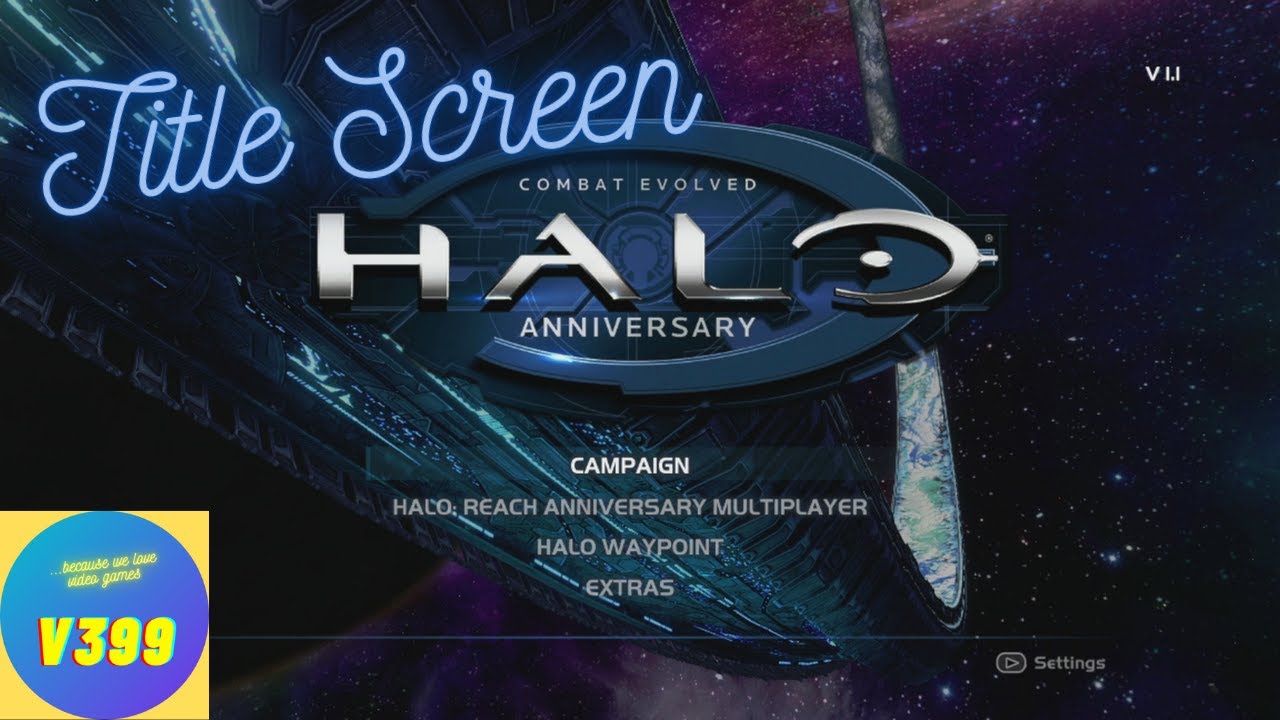 HALO: COMBAT EVOLVED ANNIVERSARY - TITLE SCREEN 4K
