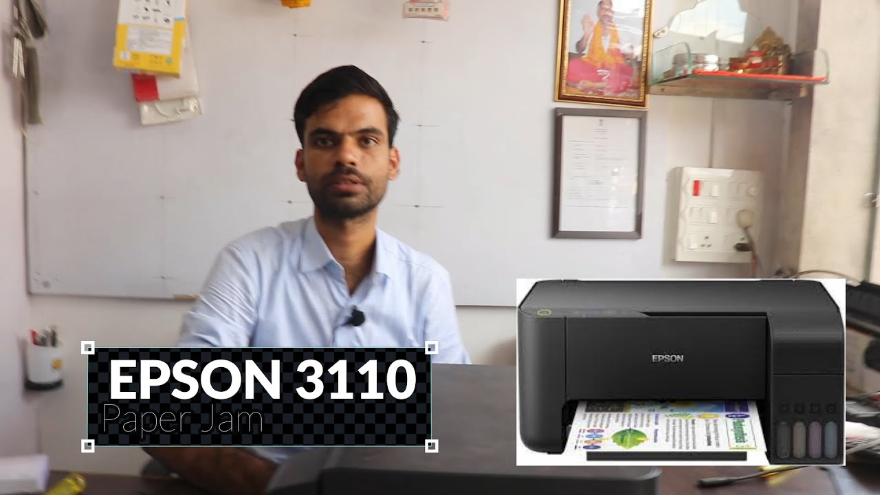 Epson l3110 paper jam epson l3110 paper jam light blinking #epson