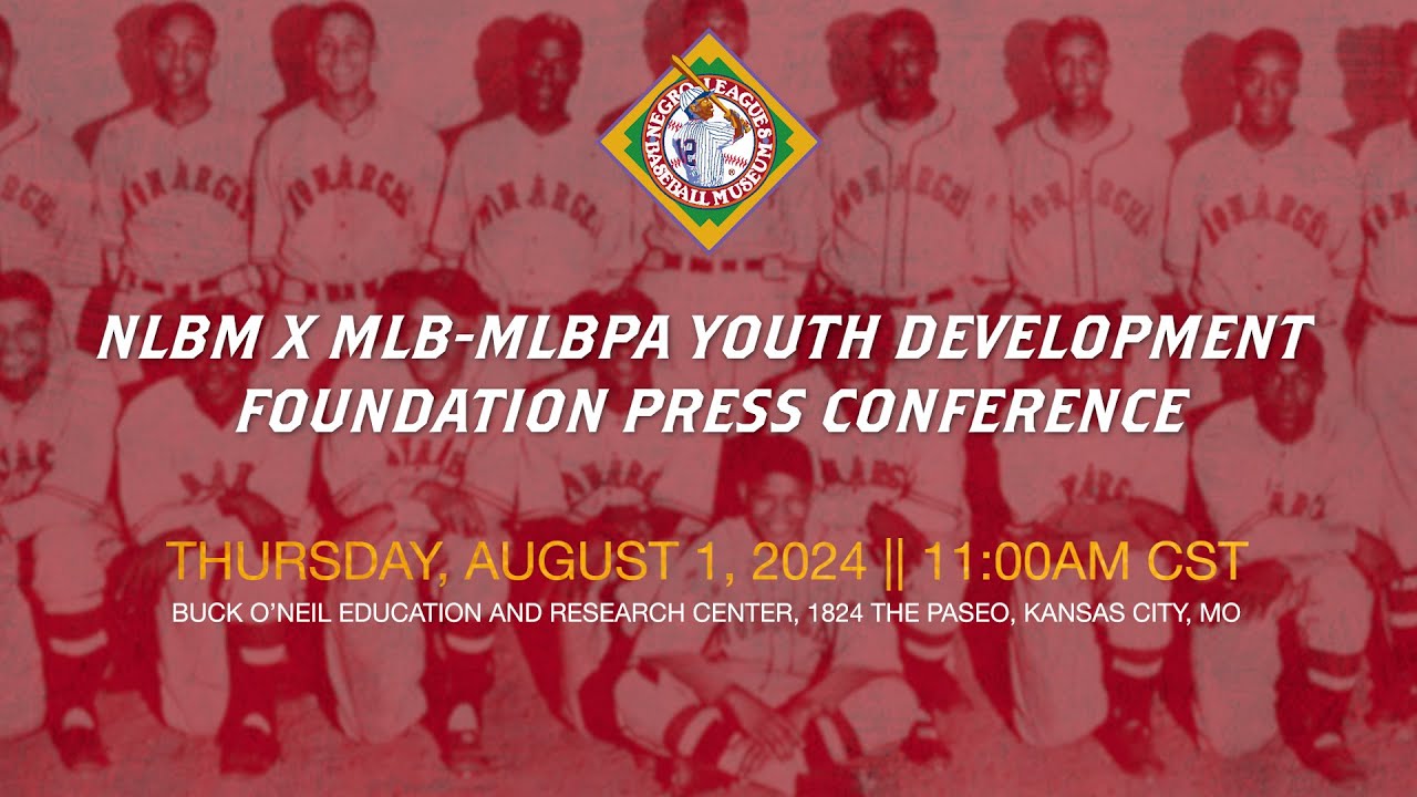 NLBM x MLB-MLBPA Youth Development Foundation Press Conference 2024