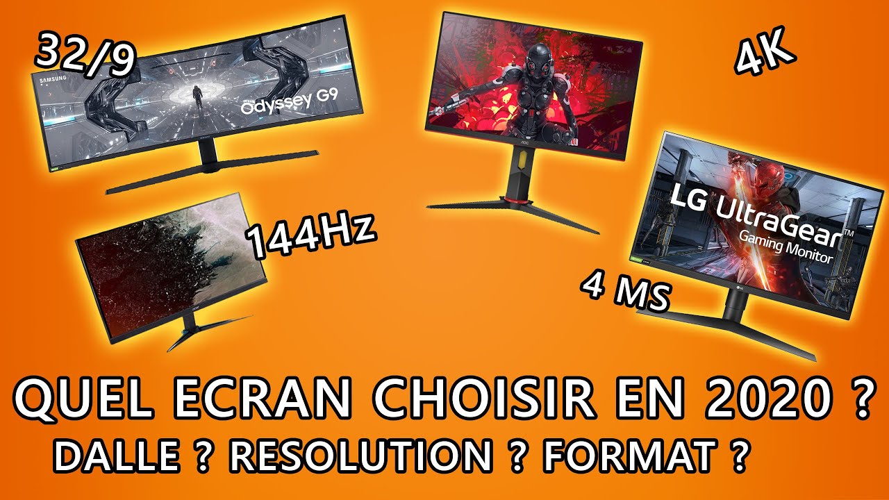 Quel écran choisir en 2020 ? Dalle, Format et Résolution
